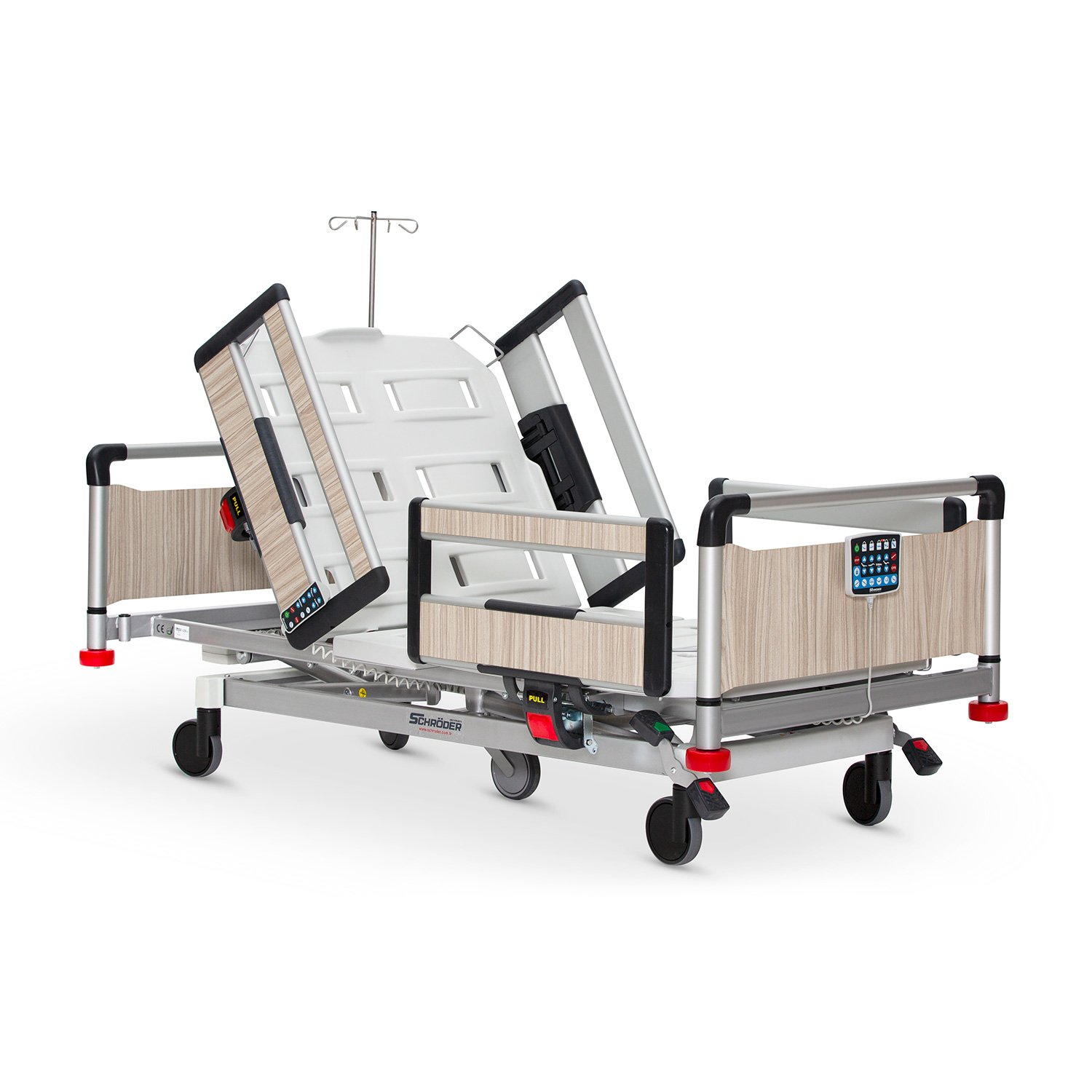 Hospital Electric Bed, 4 Motors, Aluminum Base