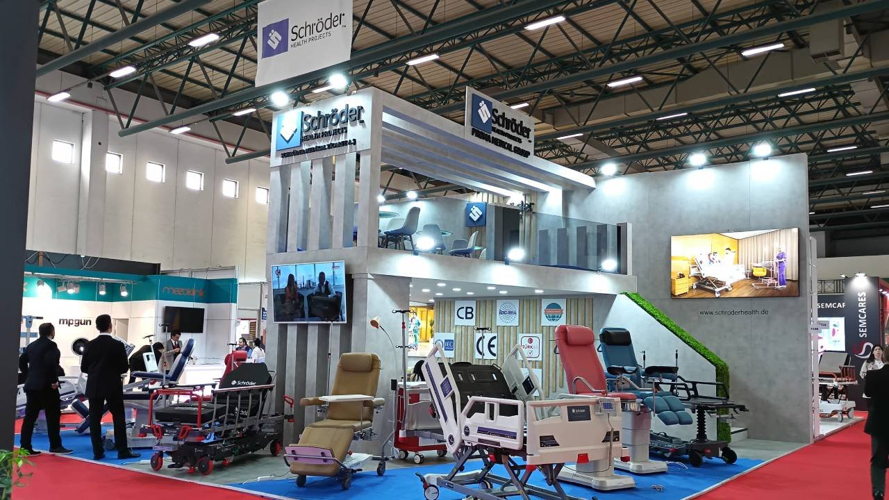 Schröder Became the Center of Interest with Its Unique Booth Design at Expomed Eurasia 2024