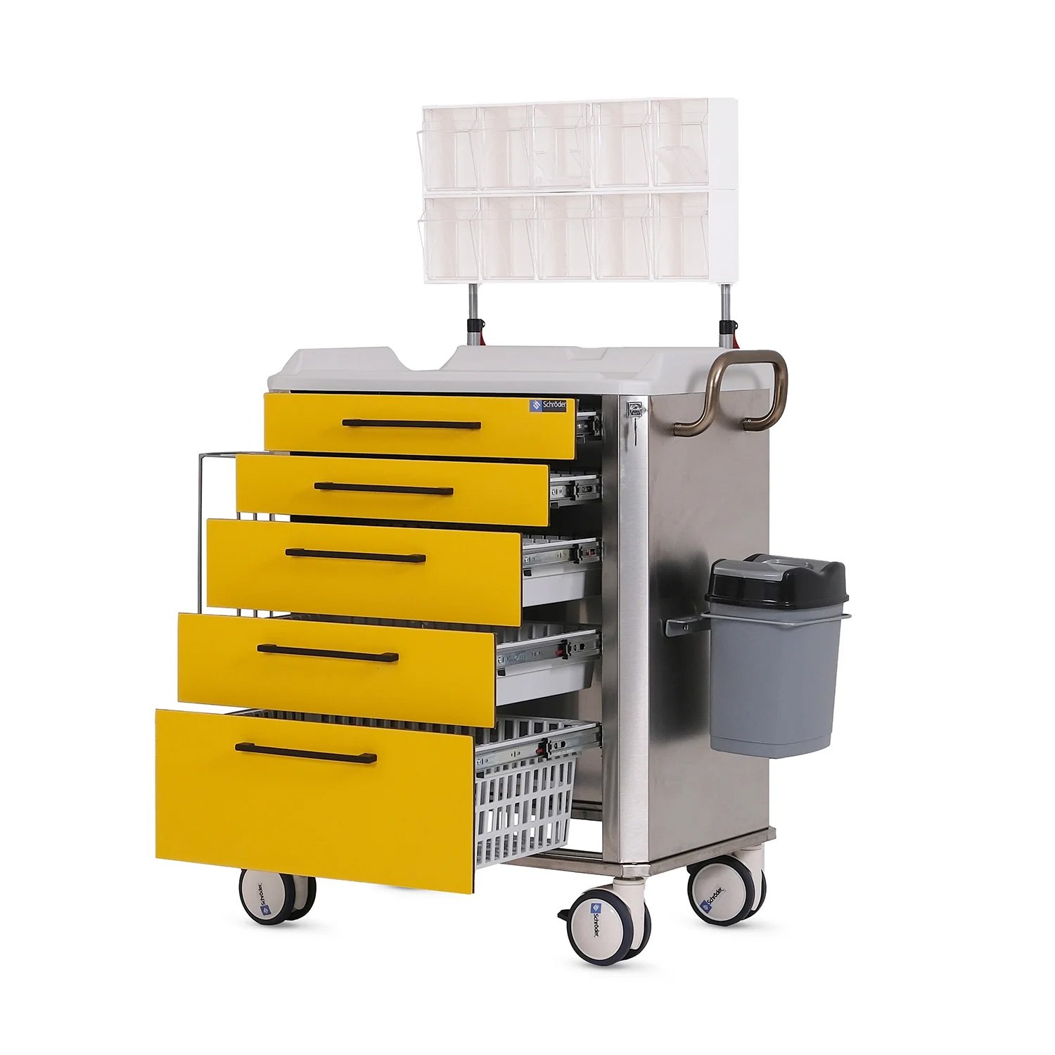 Stainless Steel Anesthesia Cart